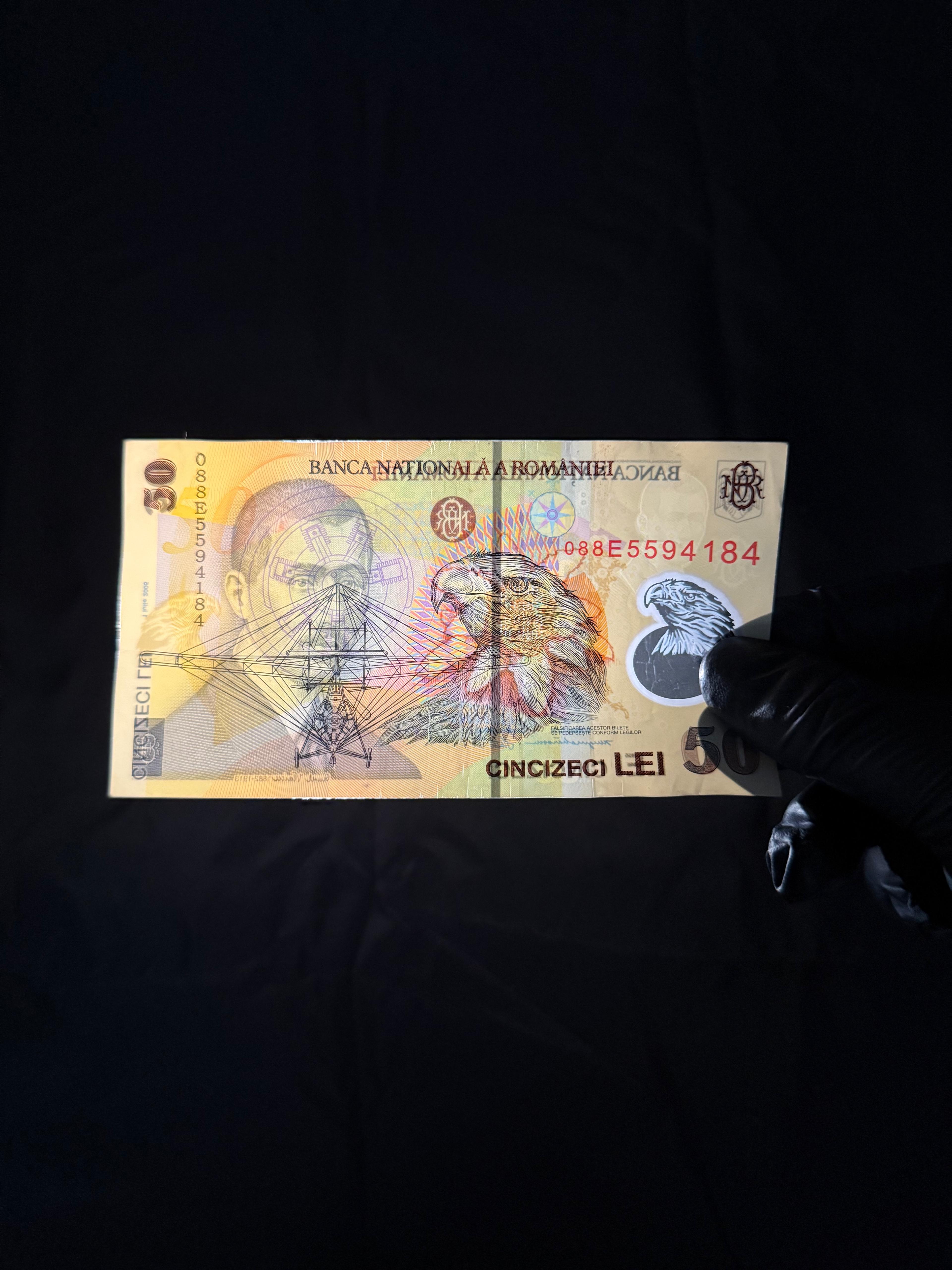 50 RON Banknotes
